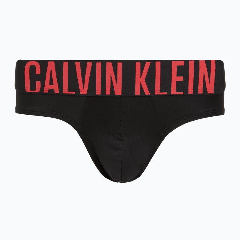 Slip da uomo Calvin Klein 000NB3610A Hip Brief 3 pairs black w/ombre blue logo/black w/c 6