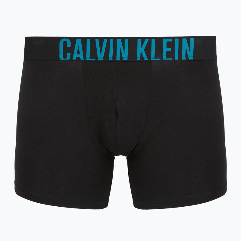Boxer Calvin Klein 000NB3609A Boxer Brief 3 pairs black with oatmeal logo/black with age 3