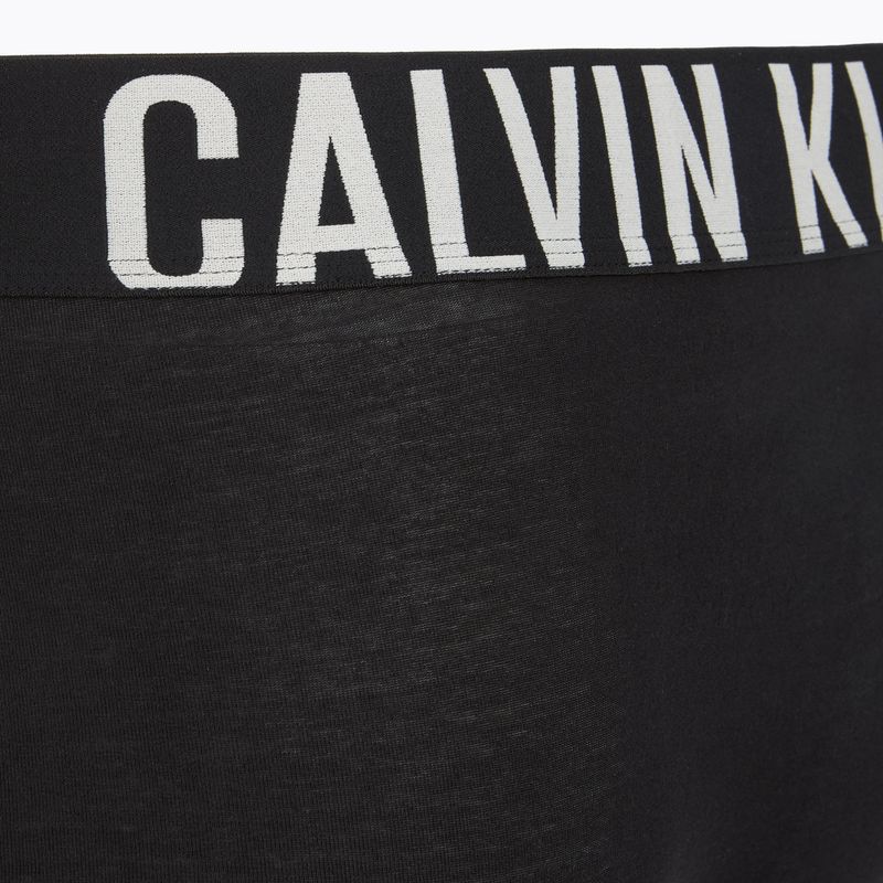Boxer Calvin Klein 000NB3609A Boxer Brief 3 pairs black with oatmeal logo/black with age 6