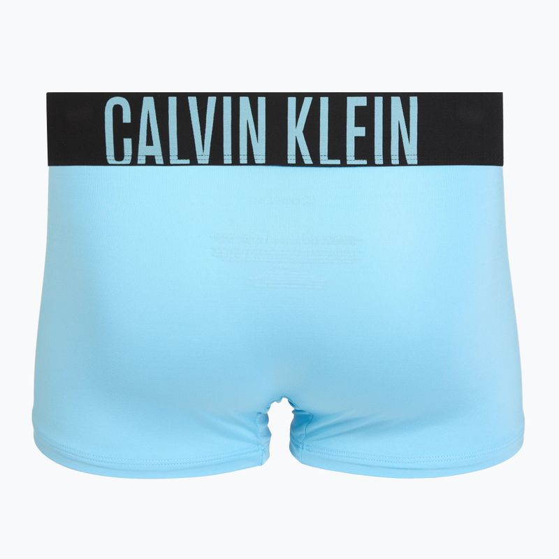 Boxer da uomo Calvin Klein 000NB3775A Trunk 3 pairs ombre bluee/chilly bluee/punch pink 5