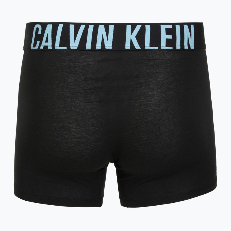 Boxer Calvin Klein 000NB3609A Boxer Brief 3 pairs black w/harbor mist logo/black w 3