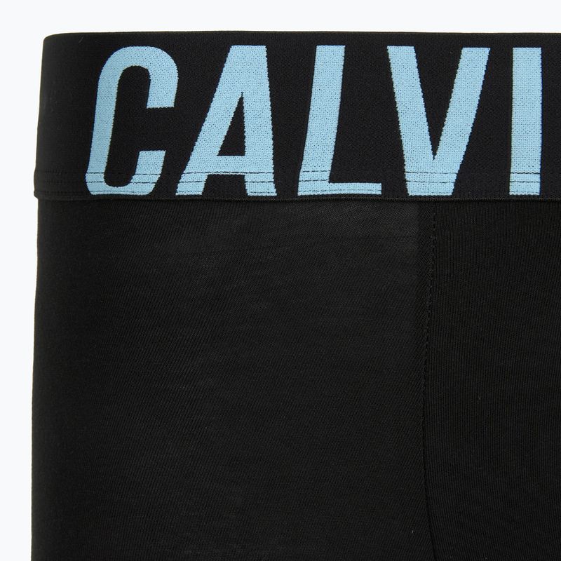 Boxer Calvin Klein 000NB3609A Boxer Brief 3 pairs black w/harbor mist logo/black w 4