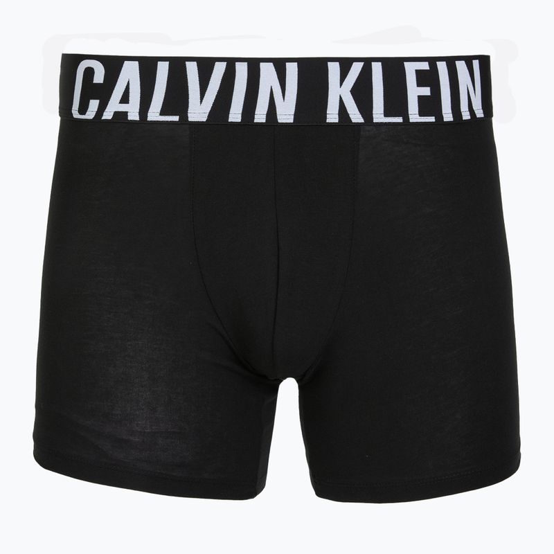 Boxer Calvin Klein 000NB3609A Boxer Brief 3 pairs black w/harbor mist logo/black w 6