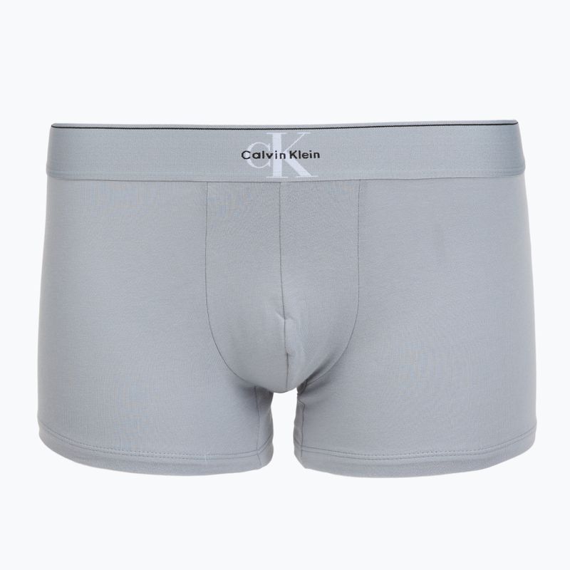Boxer da uomo Calvin Klein LV00NB4472 Trunk 3 pairs black/misty grey/white 5
