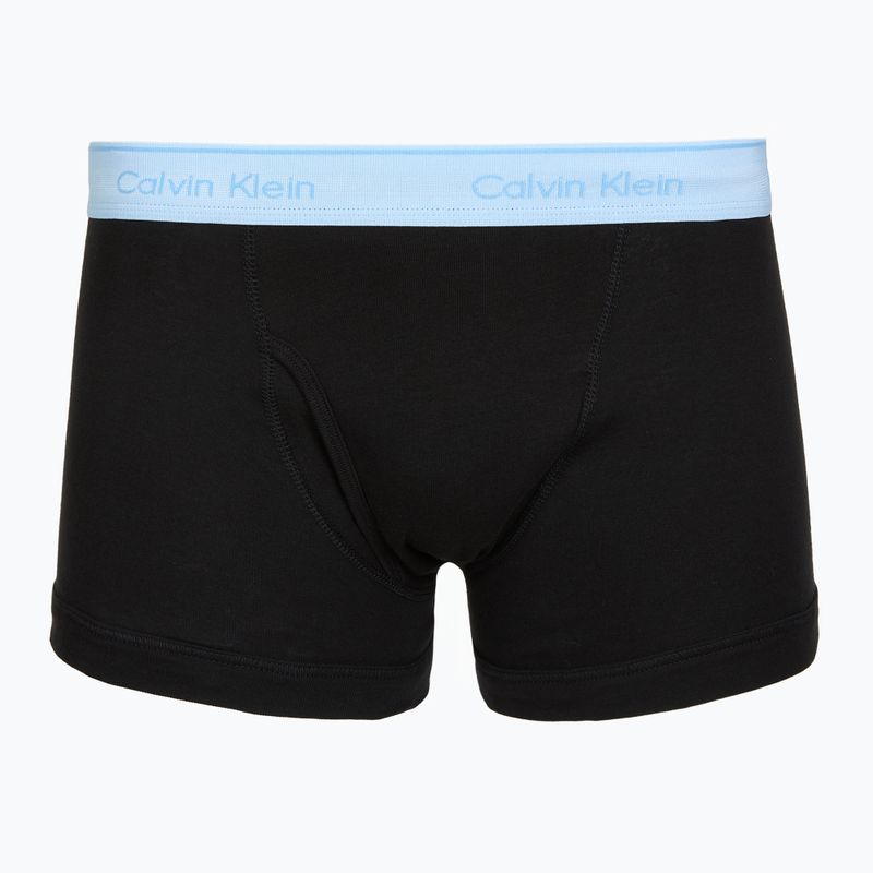 Boxer Calvin Klein LV00NB1897 Trunk 5 pairs of black bodies with black/misty grey/purple 2