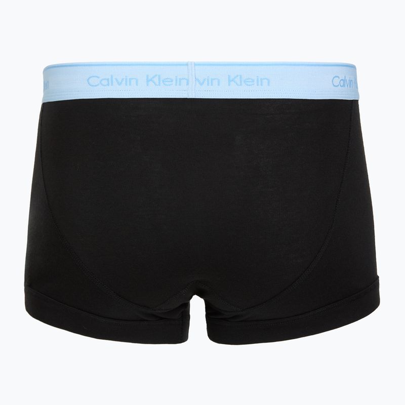 Boxer Calvin Klein LV00NB1897 Trunk 5 pairs of black bodies with black/misty grey/purple 3