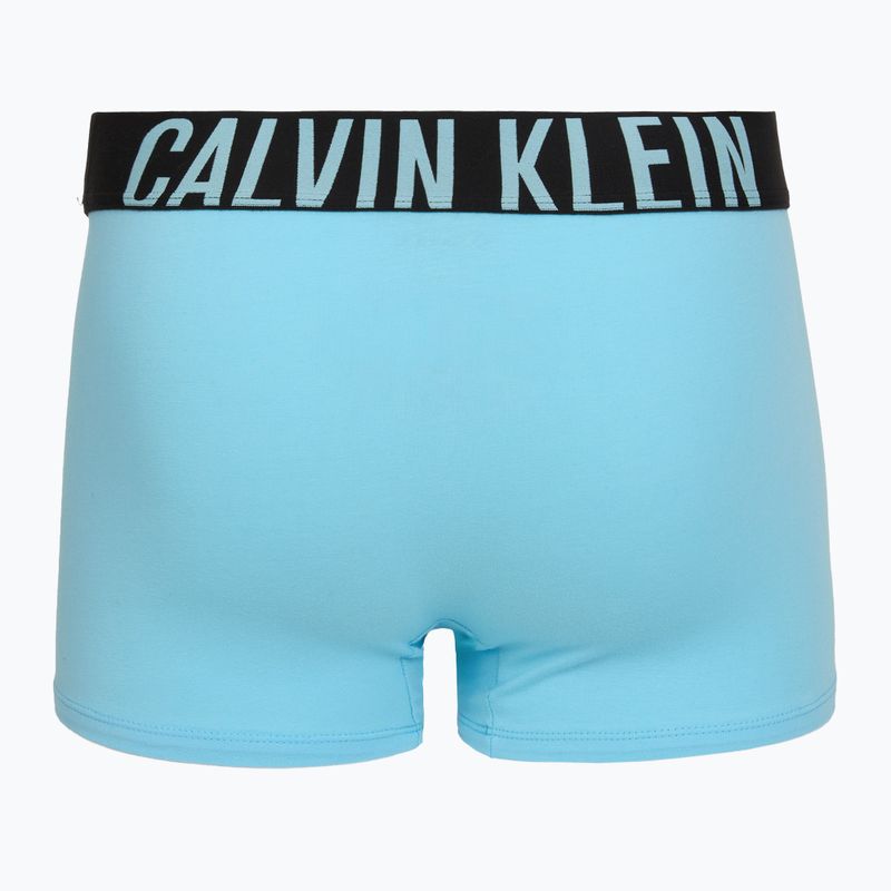 Boxer da uomo Calvin Klein 000NB3608A Trunk 3 paia harbor mist/black/chilly blue 3