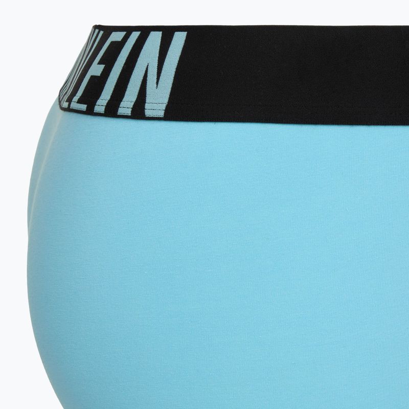 Boxer da uomo Calvin Klein 000NB3608A Trunk 3 paia harbor mist/black/chilly blue 4