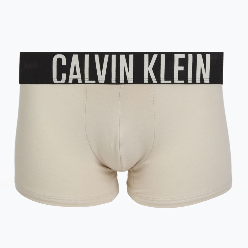 Boxer da uomo Calvin Klein 000NB3608A Trunk 3 paia oatmeal/aged redwood/bright turquoi 2