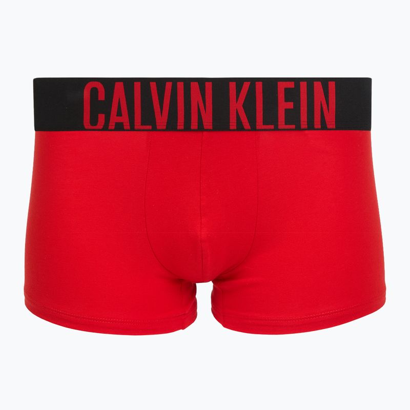 Boxer da uomo Calvin Klein 000NB3608A Trunk 3 paia oatmeal/aged redwood/bright turquoi 4