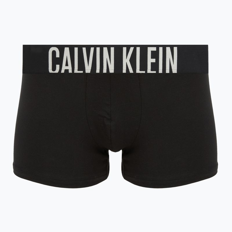 Boxer da uomo Calvin Klein 000NB3608A Trunk 3 paia nero con logo avena/nero con age 2