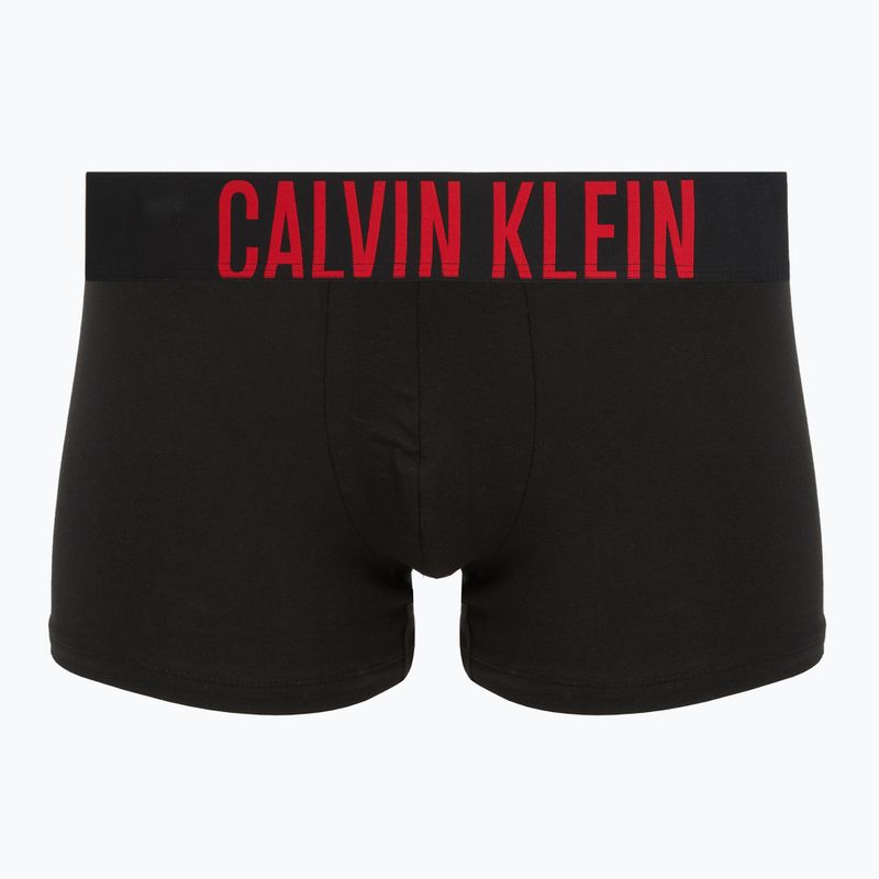 Boxer da uomo Calvin Klein 000NB3608A Trunk 3 paia nero con logo avena/nero con age 4