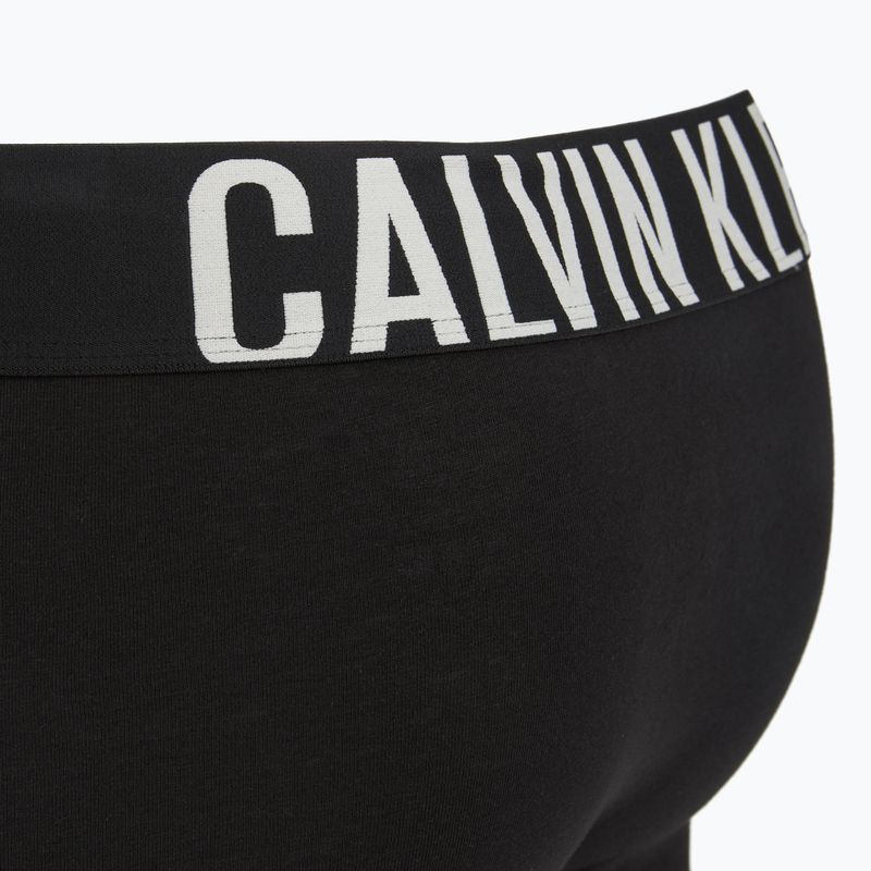 Boxer da uomo Calvin Klein 000NB3608A Trunk 3 paia nero con logo avena/nero con age 6