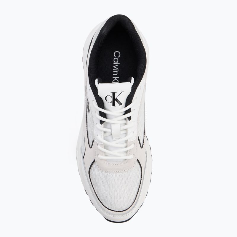 Scarpe da uomo Calvin Klein YM0YM01379 Hike Runner Mesh MIX bright white/black 5