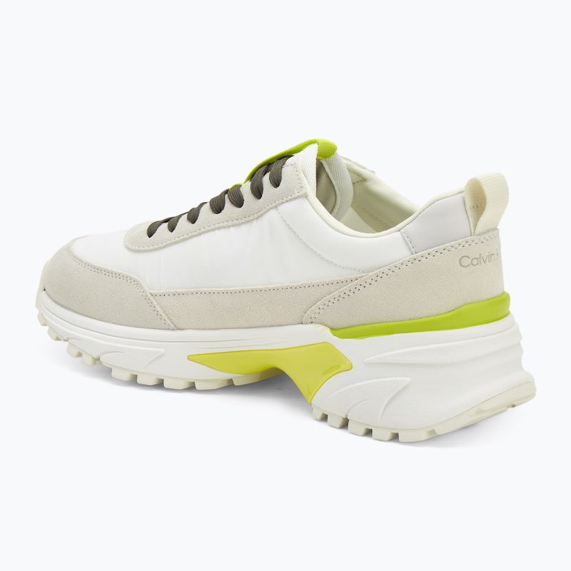 Scarpe da donna Calvin Klein YW0YW02075 Hike Runner MG Nylon Mix bright white/primrose/beluga 3