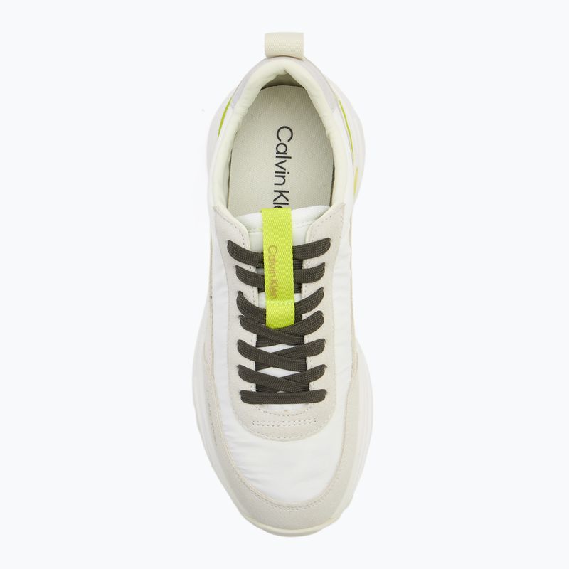 Scarpe da donna Calvin Klein YW0YW02075 Hike Runner MG Nylon Mix bright white/primrose/beluga 5
