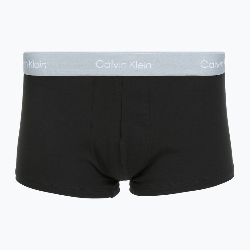 Boxer uomo Calvin Klein LV00NB4389 Low Rise Trunk 3 paia black/adrenaline rush/white/black 2