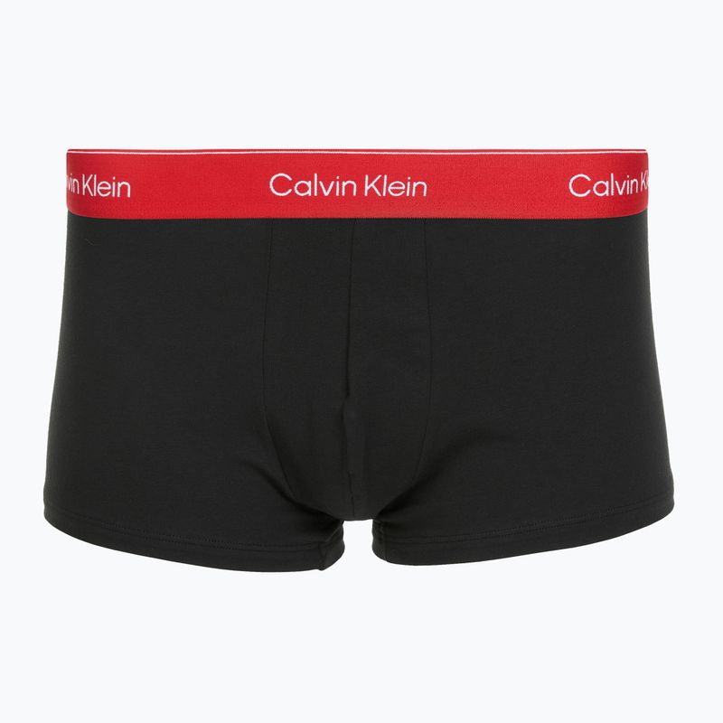 Boxer uomo Calvin Klein LV00NB4389 Low Rise Trunk 3 paia black/adrenaline rush/white/black 3