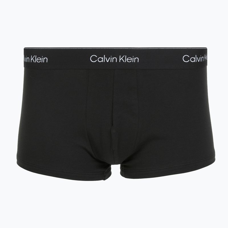 Boxer uomo Calvin Klein LV00NB4389 Low Rise Trunk 3 paia black/adrenaline rush/white/black 4