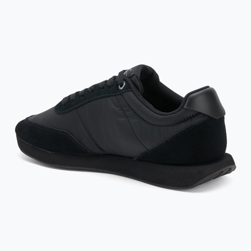 Scarpe da uomo Calvin Klein YM0YM01361 Retro Runner Essential MIX MAT triple black 3