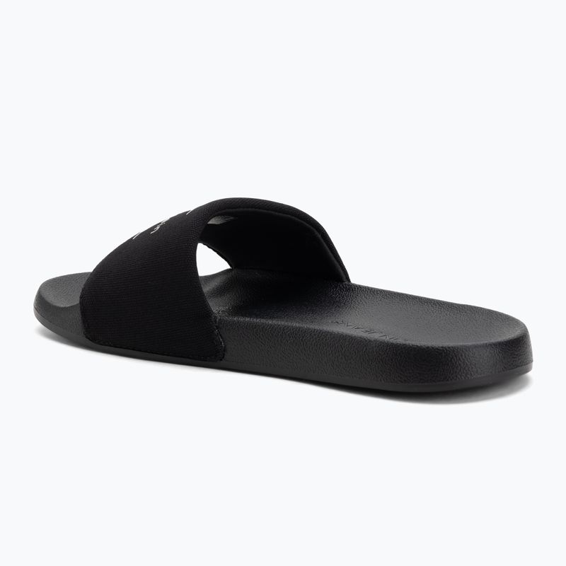 Ciabatte da donna Calvin Klein YW0YW01967 Monogram Logo 0GM black/bright white 3