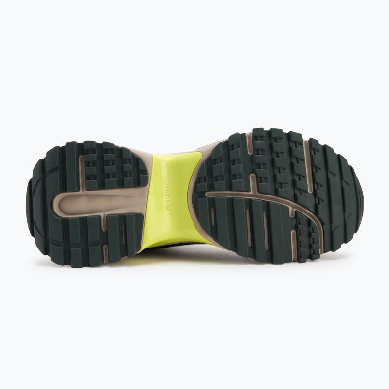 Scarpe da uomo Calvin Klein YM0YM01418 Hike Runner Mid stringate Tech Mix desert taupe/smog/sorrel/thyme 4