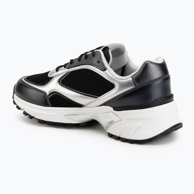 Scarpe da uomo Calvin Klein YM0YM01402 Hike Runner Laceup Mesh Mix black/silver 3
