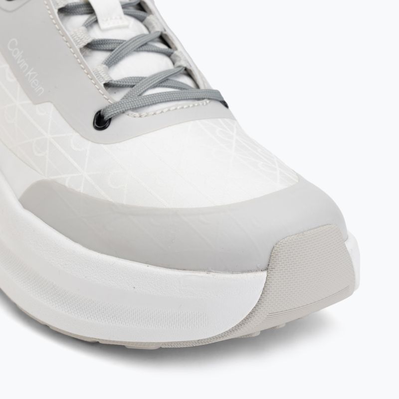 Scarpe da uomo Calvin Klein Chunky Runner Laceup Mix Aop white/granite road/granite gray 7