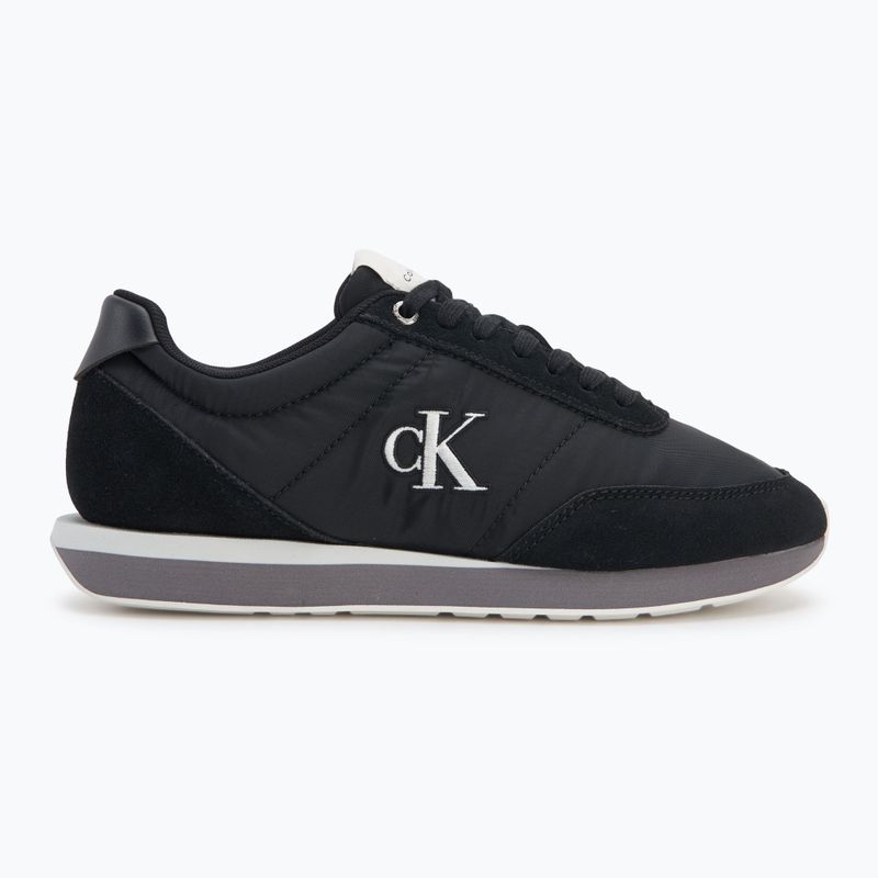 Scarpe da uomo Calvin Klein YM0YM01361 Retro Runner Ess Mix Mat  black/stormfront/vaporous white 2