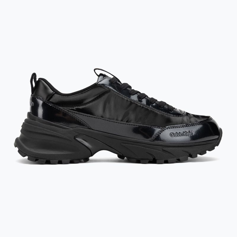 Scarpe da donna Calvin Klein YW0YW02043 Hike Runner Lace Up Pearl Nylon triple black 2