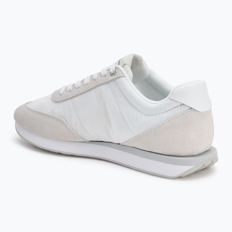 Scarpe da uomo Calvin Klein YM0YM01361 Retro Runner Ess Mix Mat triple bright white 3