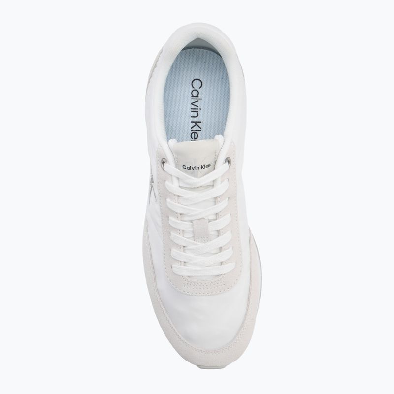Scarpe da uomo Calvin Klein YM0YM01361 Retro Runner Ess Mix Mat triple bright white 5