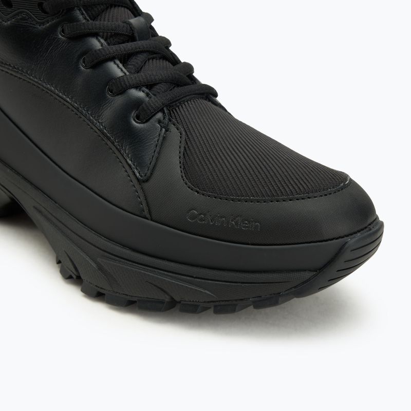 Scarpe da uomo Calvin Klein YM0YM01418 Hike Runner Mid Laceup Tech Mix triple black 7