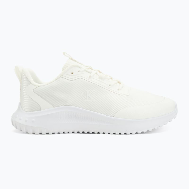 Scarpe da uomo Calvin Klein YM0YM01442 Eva Runner Lace Up Mat Mix 0GJ triple bright white 2