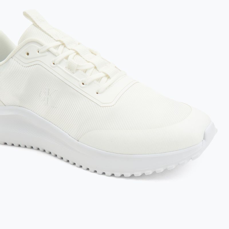 Scarpe da uomo Calvin Klein YM0YM01442 Eva Runner Lace Up Mat Mix 0GJ triple bright white 7