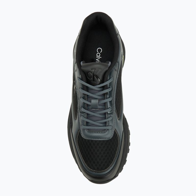 Scarpe da uomo Calvin Klein YM0YM01451 Hike Runner Laceup Mesh Mix black/coal/buttercup 5