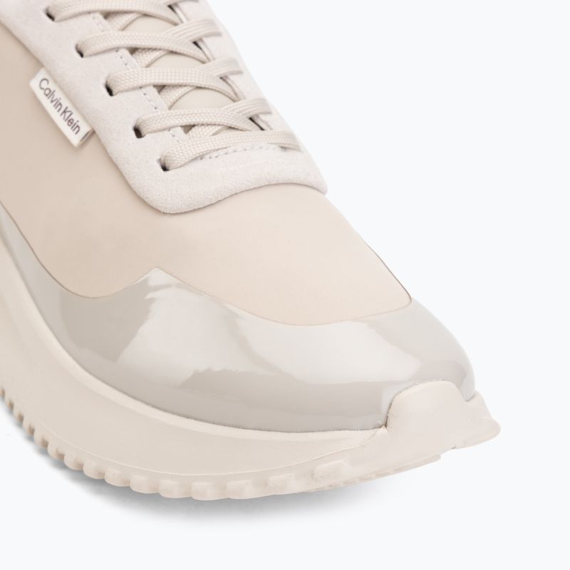 Scarpe da donna Calvin Klein YW0YW02016 Eva Runner Lace Up Mat Mix 0GN stony beige/turtle dove/silver 7