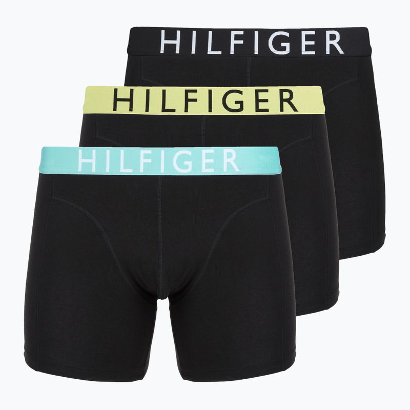 Boxer Tommy Hilfiger Brief 3-pack lemon curd/arctic aqua/black
