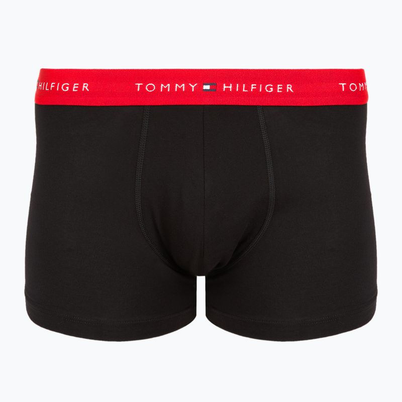 Boxer Tommy Hilfiger Trunk WB 7 pairs blk/mid red/aegean sea/dsrt sky/blu jeans/f r/wht 7