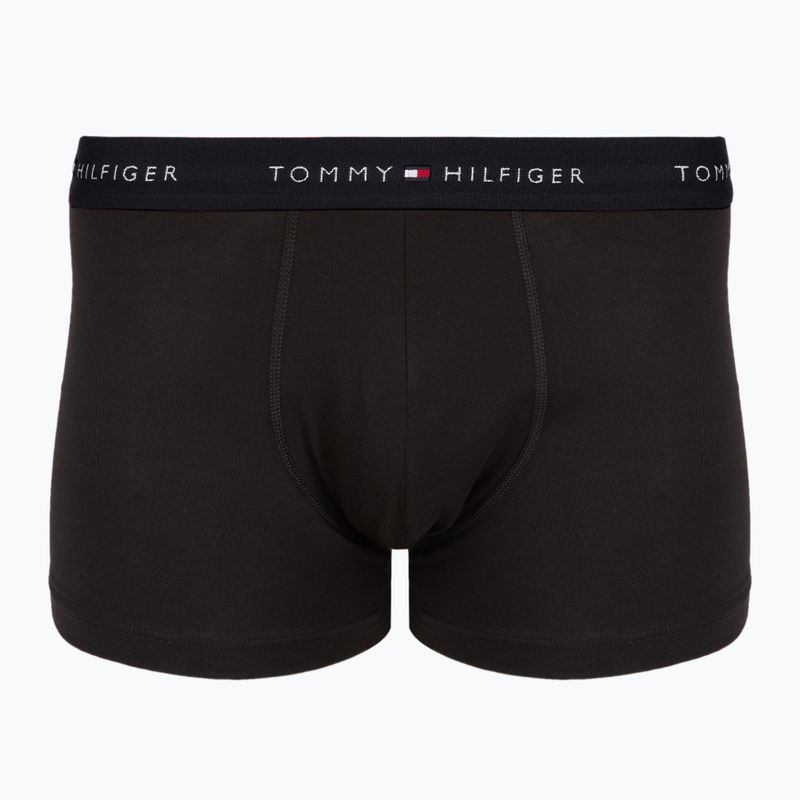 Boxer Tommy Hilfiger Trunk WB 7 pairs blk/mid red/aegean sea/dsrt sky/blu jeans/f r/wht 9