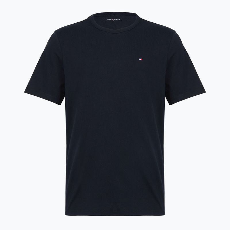 T-shirt da uomo Tommy Hilfiger Cotton Short 3 pack navy blue/utility sage/white 4