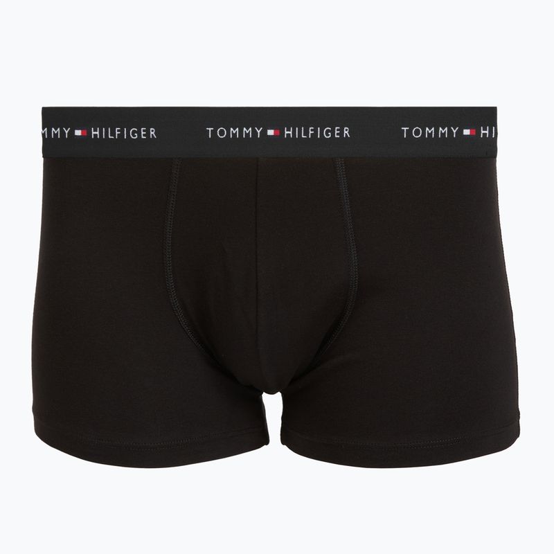 Boxer da uomo Tommy Hilfiger Trunk WB 3 pairs black/citronella/woodridge 4