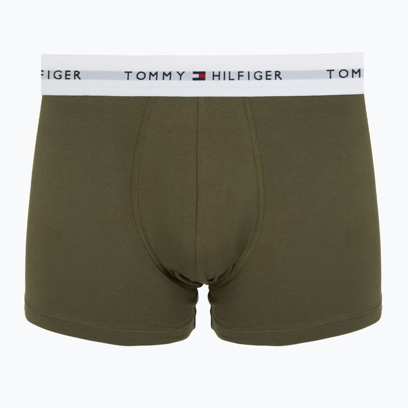 Boxer da uomo Tommy Hilfiger Trunk 3 pairs army green/prp nvy/nov grn 6
