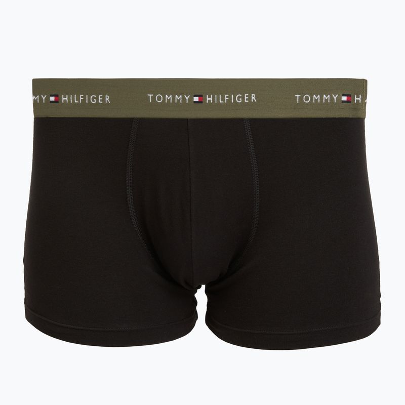 Boxer da uomo Tommy Hilfiger Trunk WB 3 pairs army green/wdg blue/ptch blue 3