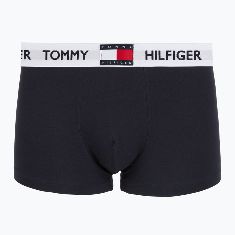 Boxer da uomo Tommy Hilfiger Trunk medium red/white/navy blue 2