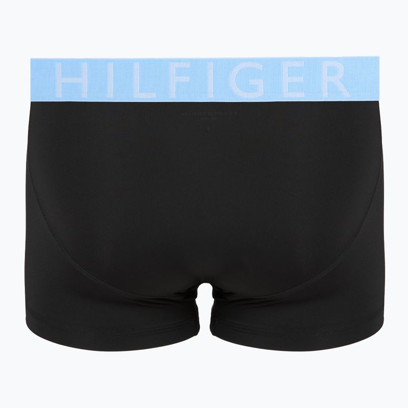 Boxer da uomo Tommy Hilfiger Trunk WB Cooling Technology 3 steam tra rd/brz blue/jde wnk 3