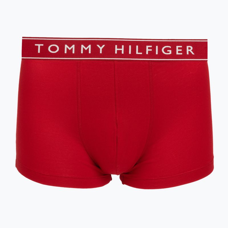 Boxer da uomo Tommy Hilfiger Trunk Dtm white/medium red/navy blue 3