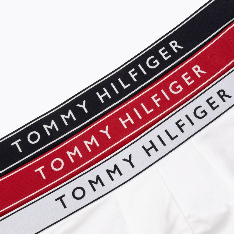 Boxer da uomo Tommy Hilfiger Trunk Dtm white/medium red/navy blue 6