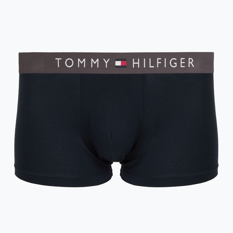 Boxer da uomo Tommy Hilfiger Trunk WB 3 pairs dark ash/brzy blue/rouge 3