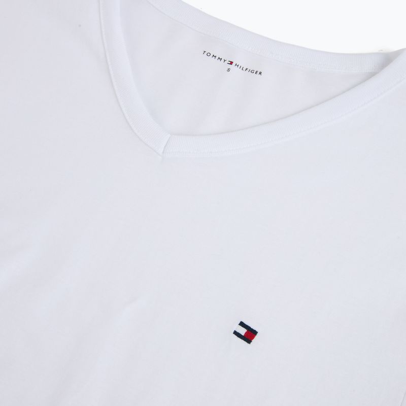 T-shirt da uomo Tommy Hilfiger Cotton V-Neck white/white/white 4
